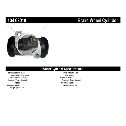 Stoptech Centric Premium Wheel Cylinder - Front Left 134.62019