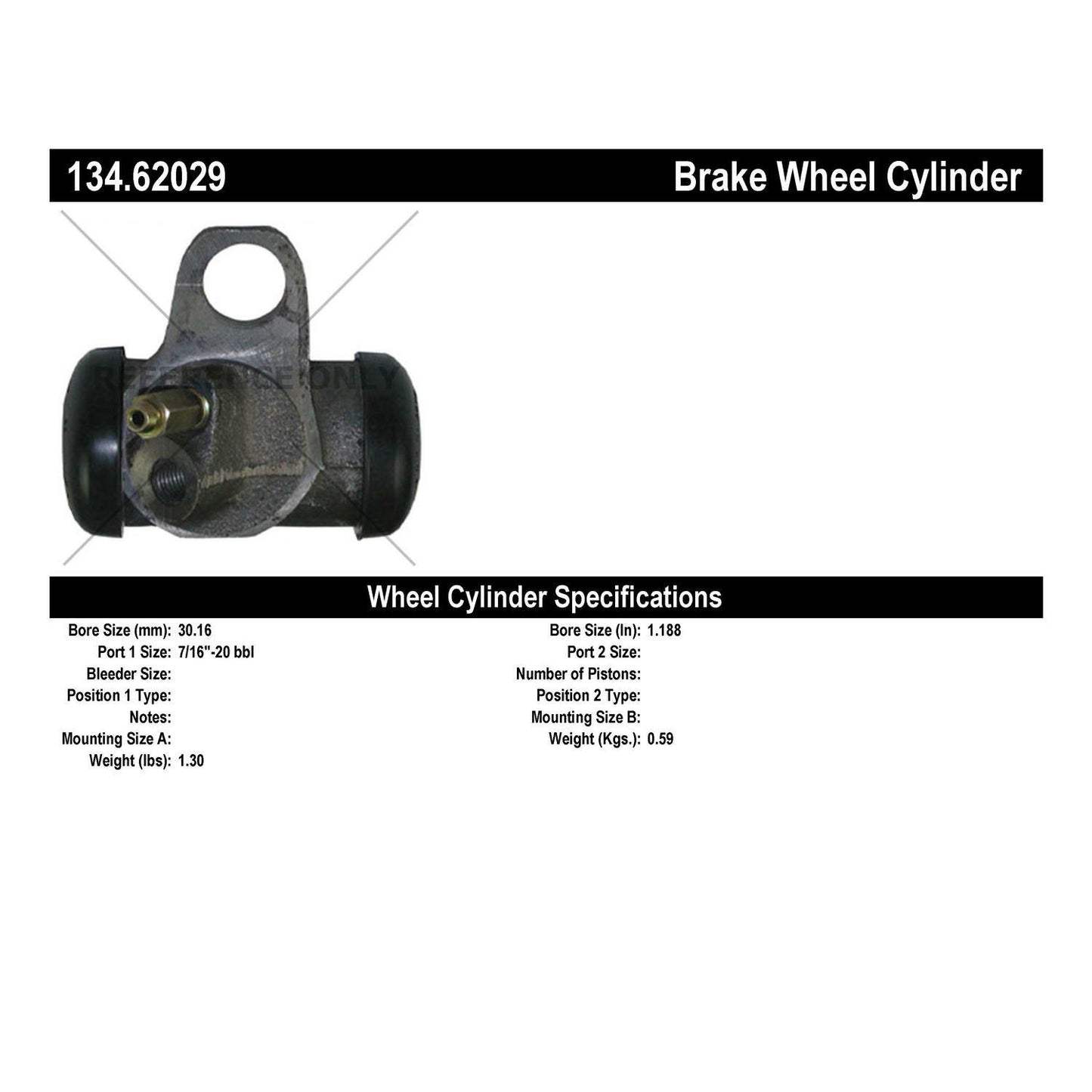 Centric Parts Premium Wheel Cylinder 134.62029