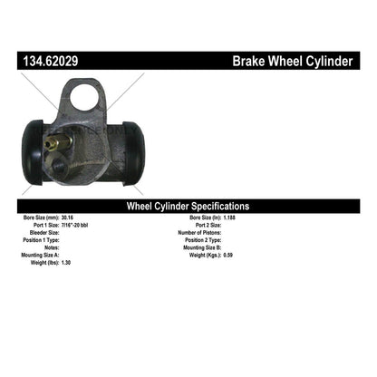 Centric Parts Premium Wheel Cylinder 134.62029