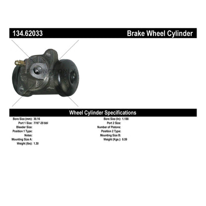 Stoptech Centric Premium Wheel Cylinder - Front Right 134.62033