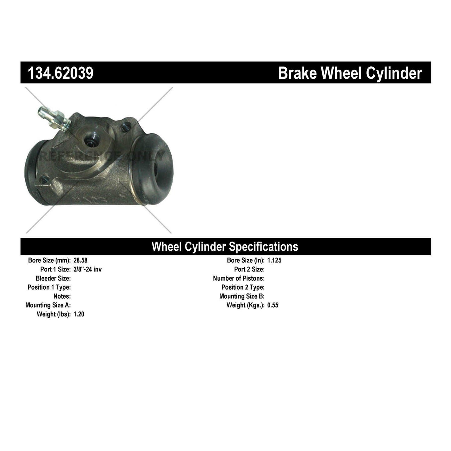 Centric Parts Premium Wheel Cylinder 134.62039