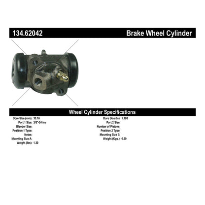 Stoptech Centric Premium Wheel Cylinder - Front Left 134.62042