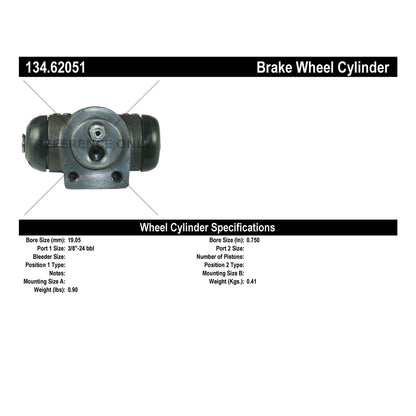 Centric Parts Premium Wheel Cylinder 134.62051