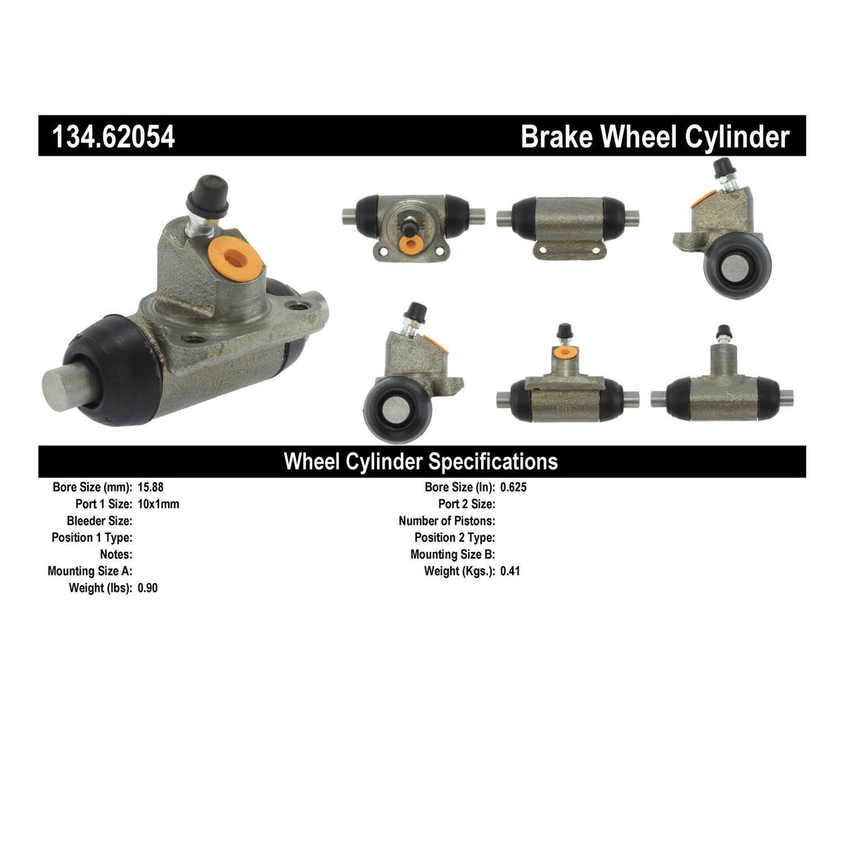 Centric Parts Premium Wheel Cylinder 134.62054