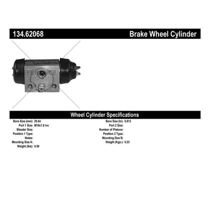 Stoptech Centric Premium Wheel Cylinder - Rear 134.62068