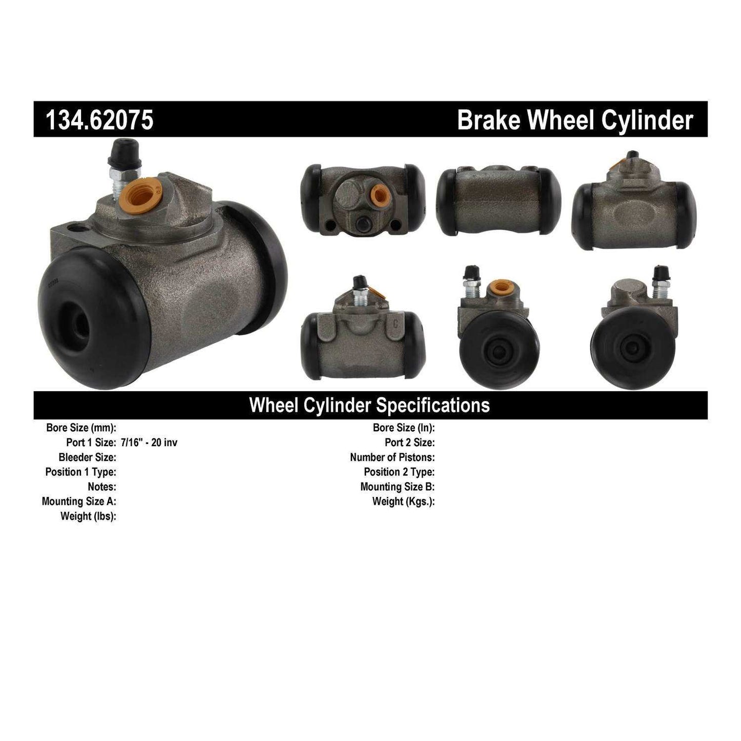 Centric Parts Premium Wheel Cylinder 134.62075