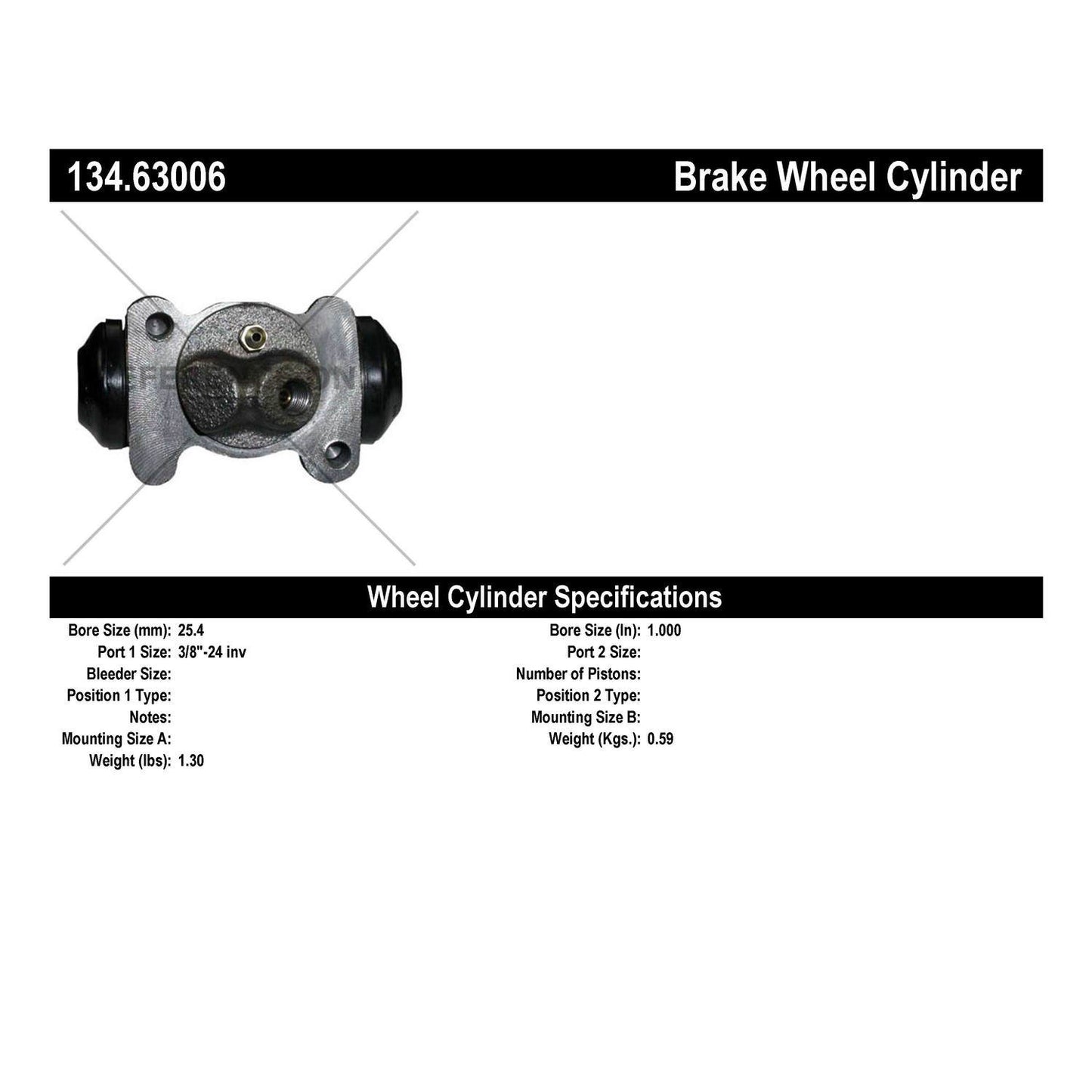 StopTech Premium Wheel Cylinder 134.63006