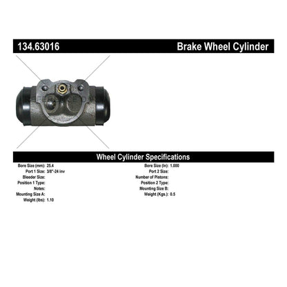 Stoptech Centric Premium Wheel Cylinder - Front Left 134.63016