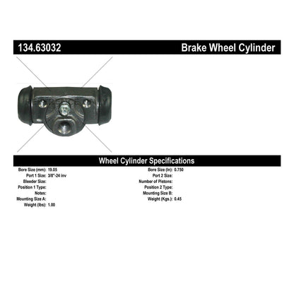 StopTech Premium Wheel Cylinder 134.63032