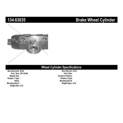Centric Parts Premium Wheel Cylinder 134.63035