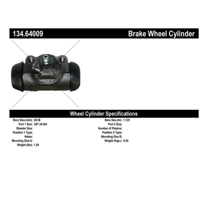 Stoptech Centric Premium Wheel Cylinder - Front L/R 134.64009