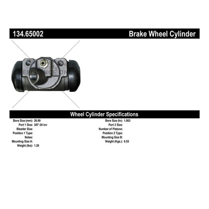 Centric Parts Premium Wheel Cylinder 134.65002