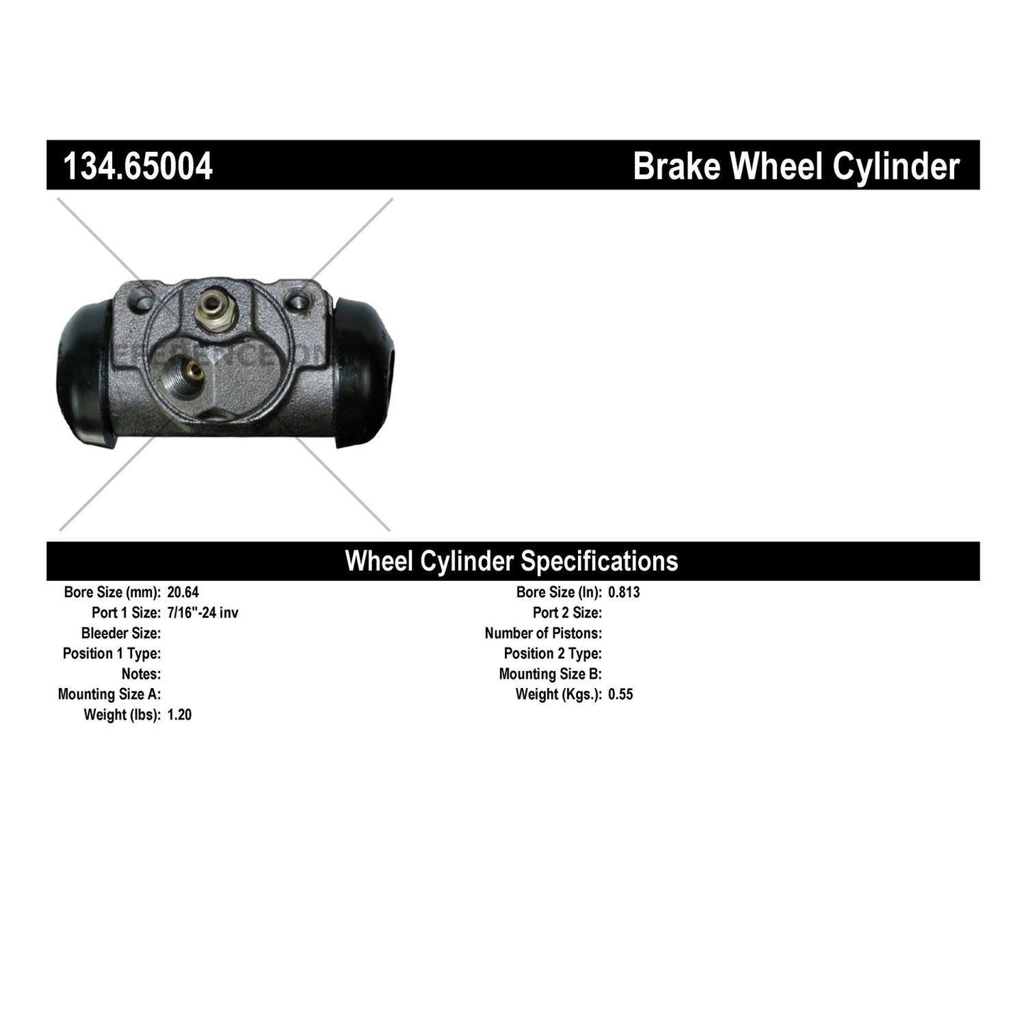 Centric Parts Drum Brake Wheel Cylinder Premium for 1969-1974 Ford E-200 Econoline 134.65004