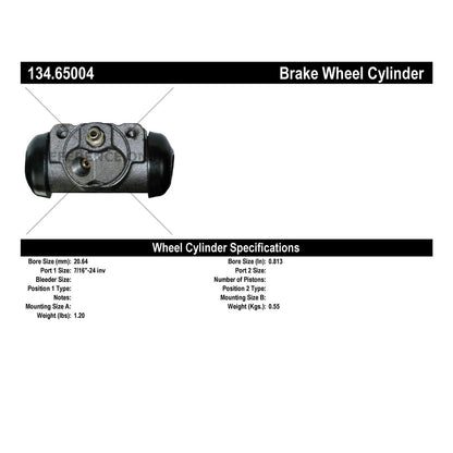 Centric Parts Drum Brake Wheel Cylinder Premium for 1969-1974 Ford E-200 Econoline 134.65004