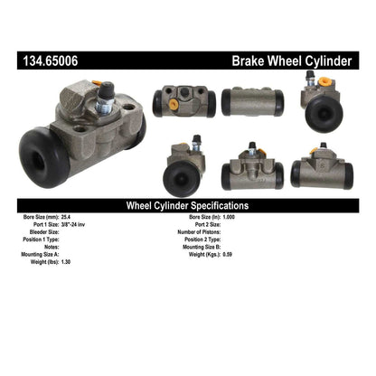 Centric Parts Drum Brake Wheel Cylinder Premium for 1973-1998 Ford Econoline 134.65006