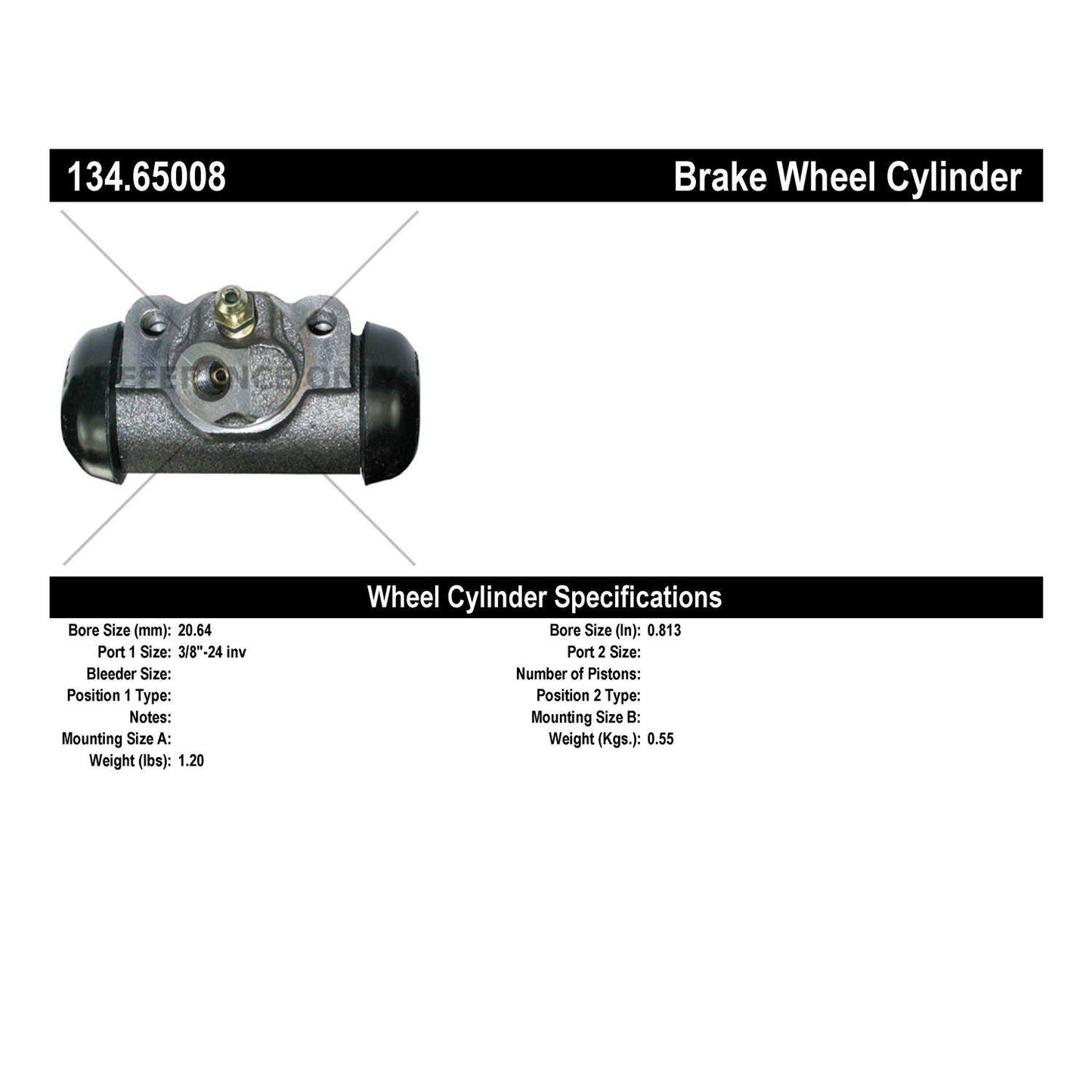 Centric Parts Premium Wheel Cylinder 134.65008