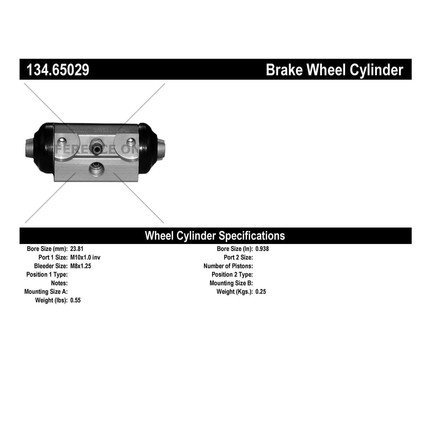 StopTech Premium Wheel Cylinder 134.65029