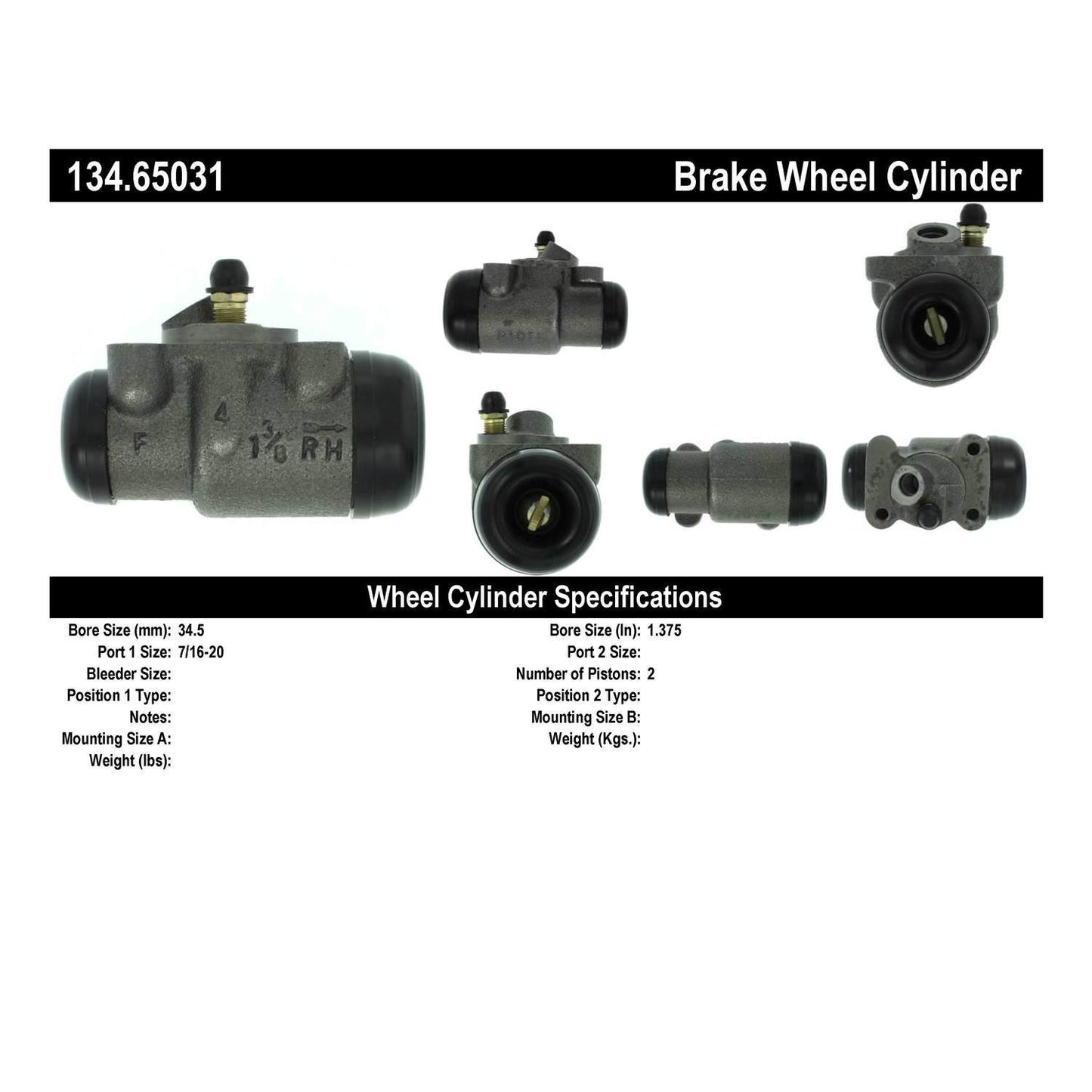 StopTech Premium Wheel Cylinder 134.65031
