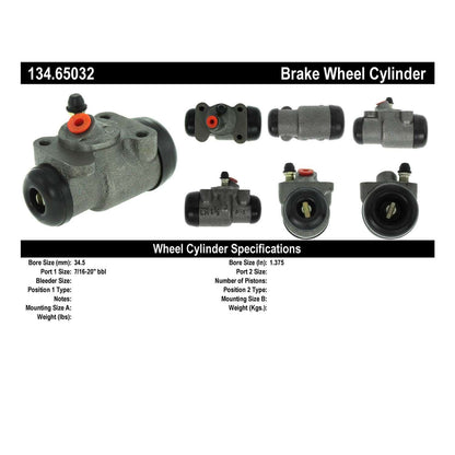 Centric Parts Drum Brake Wheel Cylinder Premium for Ford F2 1950-1948, F3 1950-1948 134.65032