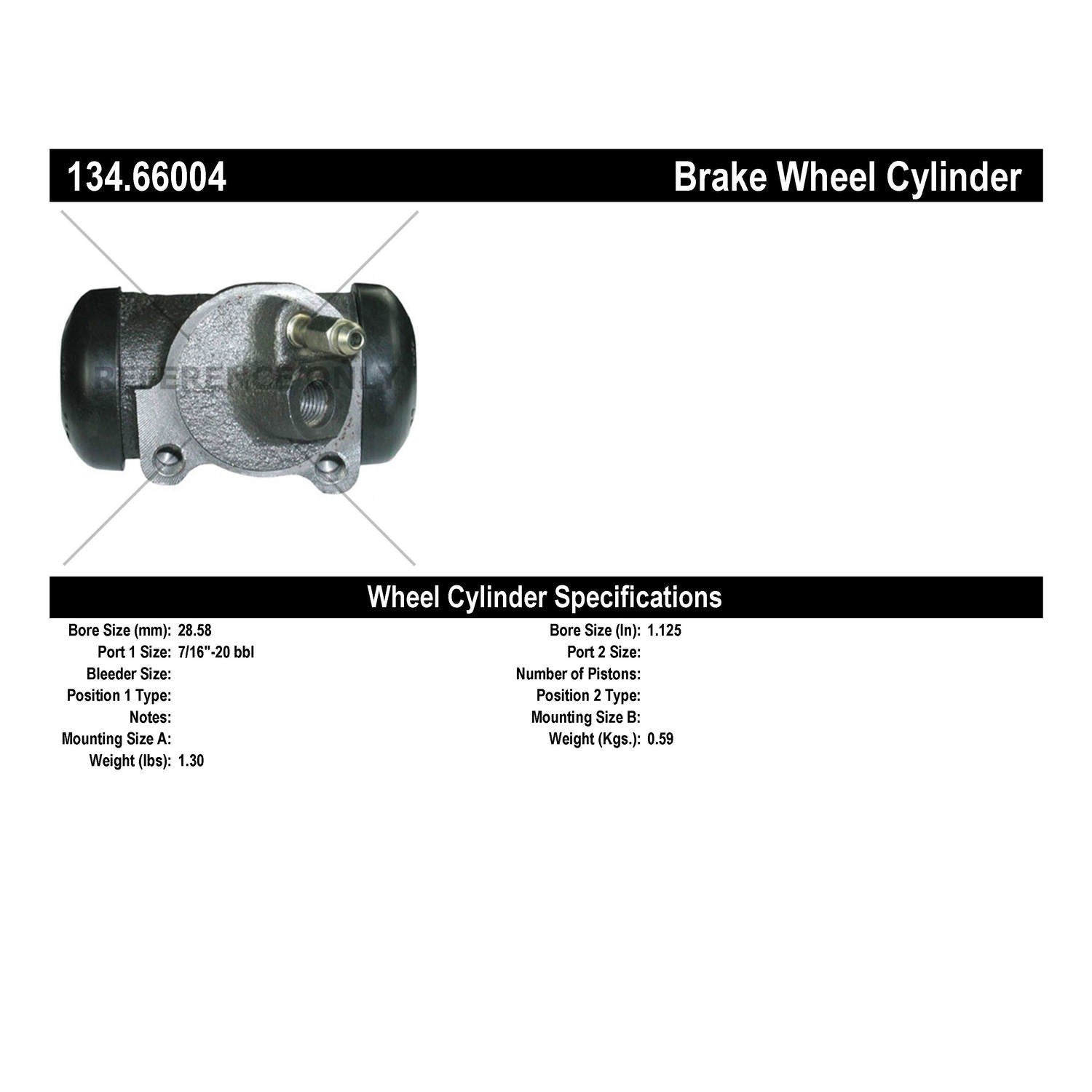 Centric Parts Premium Wheel Cylinder 134.66004