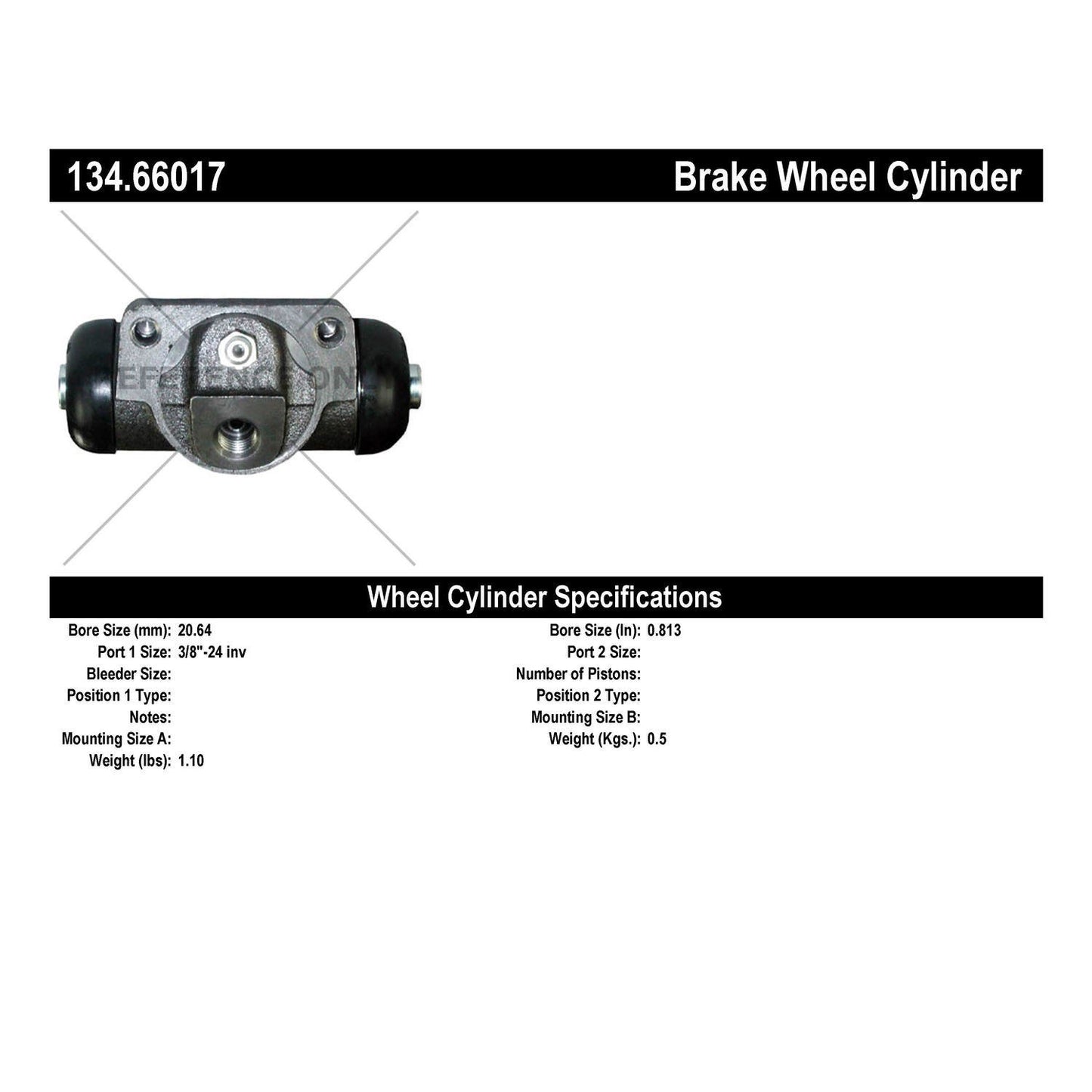StopTech Premium Wheel Cylinder 134.66017