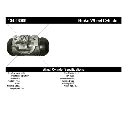 Centric Parts Premium Wheel Cylinder 134.68006