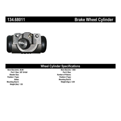 Stoptech Centric Premium Wheel Cylinder - Front L/R 134.68011