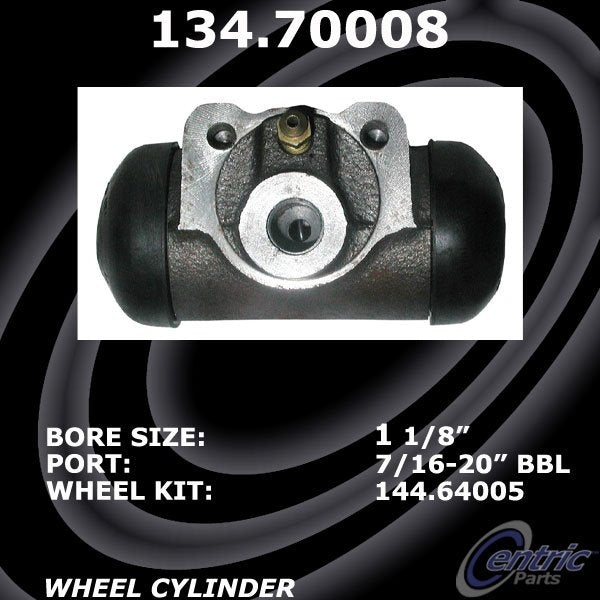 Centric Parts Drum Brake Wheel Cylinder Premium for OE style replacement 134.70008