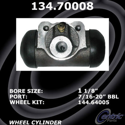Centric Parts Drum Brake Wheel Cylinder Premium for OE style replacement 134.70008