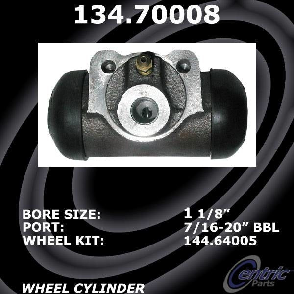Centric Parts Drum Brake Wheel Cylinder Premium for OE style replacement 134.70008