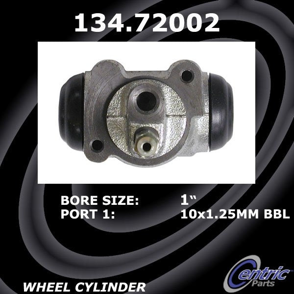 Centric Parts Drum Brake Wheel Cylinder Premium with Brass Inserts and Aluminum Castings 134.72002