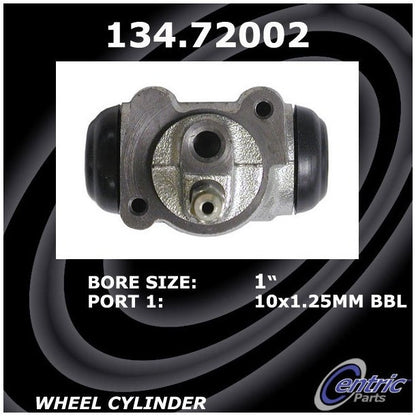 Centric Parts Drum Brake Wheel Cylinder Premium with Brass Inserts and Aluminum Castings 134.72002