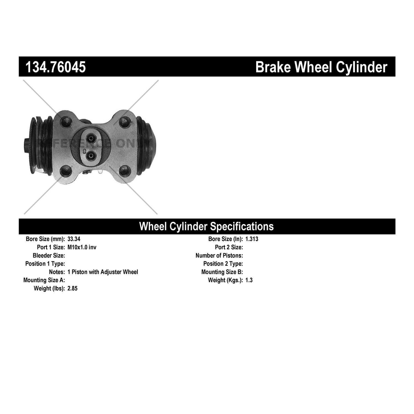 Centric Parts Premium Wheel Cylinder 134.76045