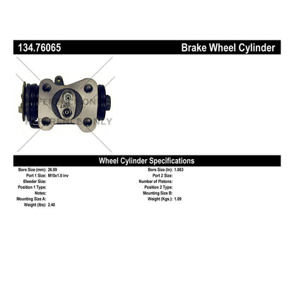 Centric Parts Premium Wheel Cylinder 134.76065