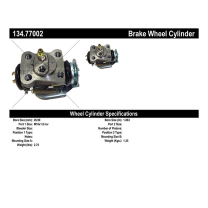 Stoptech Centric Premium Wheel Cylinder - Rear Left 134.77002