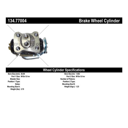 Stoptech Centric Premium Wheel Cylinder - Rear Left 134.77004