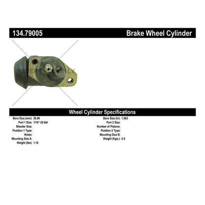 Centric Parts Premium Wheel Cylinder 134.79005