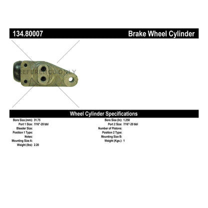 Centric Parts Premium Wheel Cylinder 134.80007