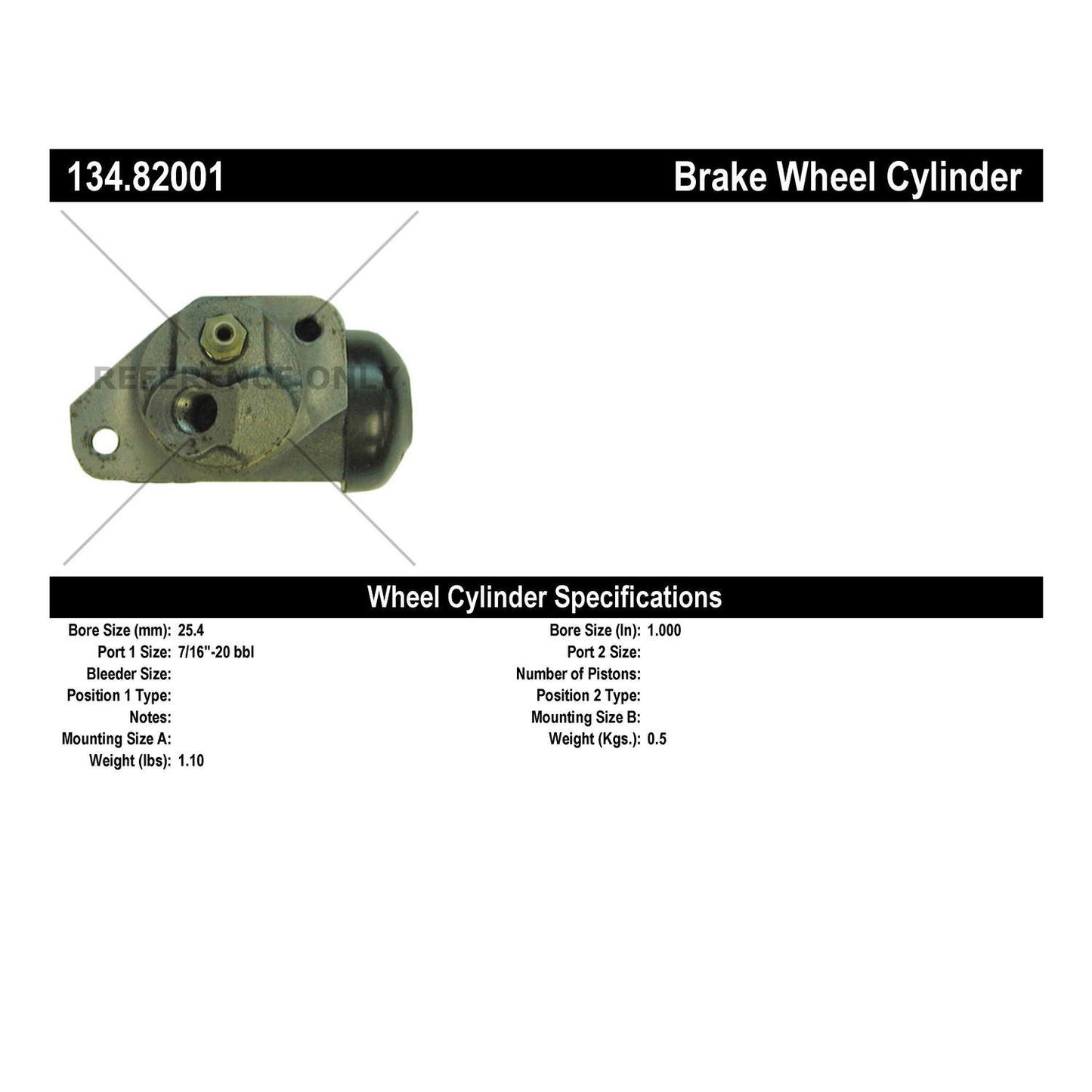 Centric Parts Premium Wheel Cylinder 134.82001