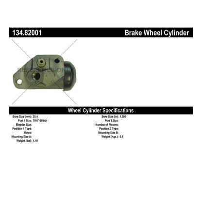 Centric Parts Premium Wheel Cylinder 134.82001