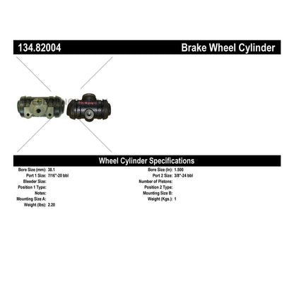 Stoptech Centric Premium Wheel Cylinder - Rear 134.82004