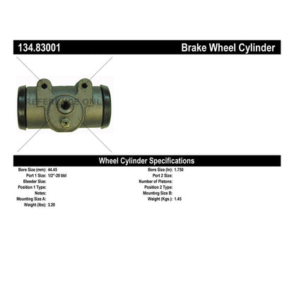 Centric Parts Premium Wheel Cylinder 134.83001