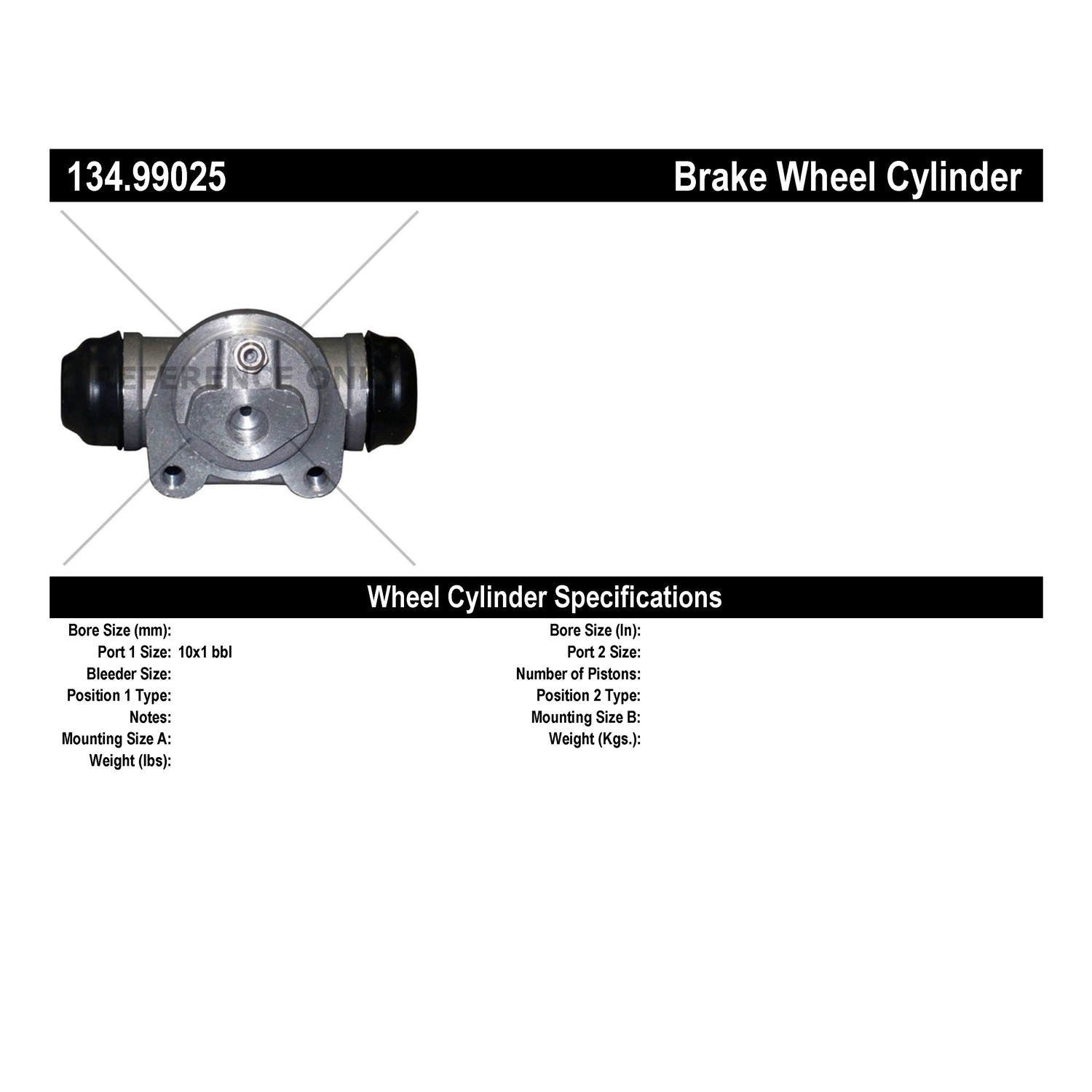 Centric Parts Premium Wheel Cylinder 134.99025