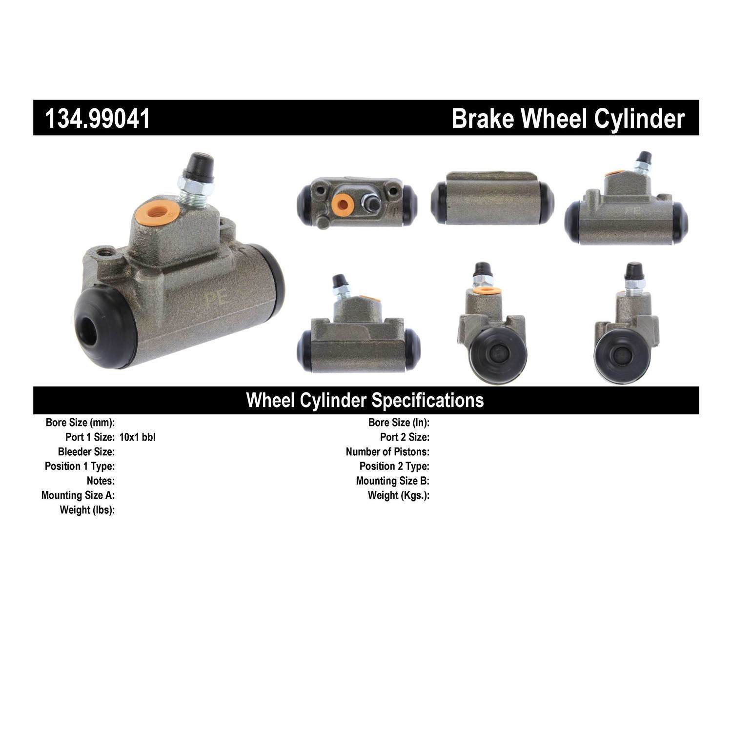 Centric Parts Premium Wheel Cylinder 134.99041