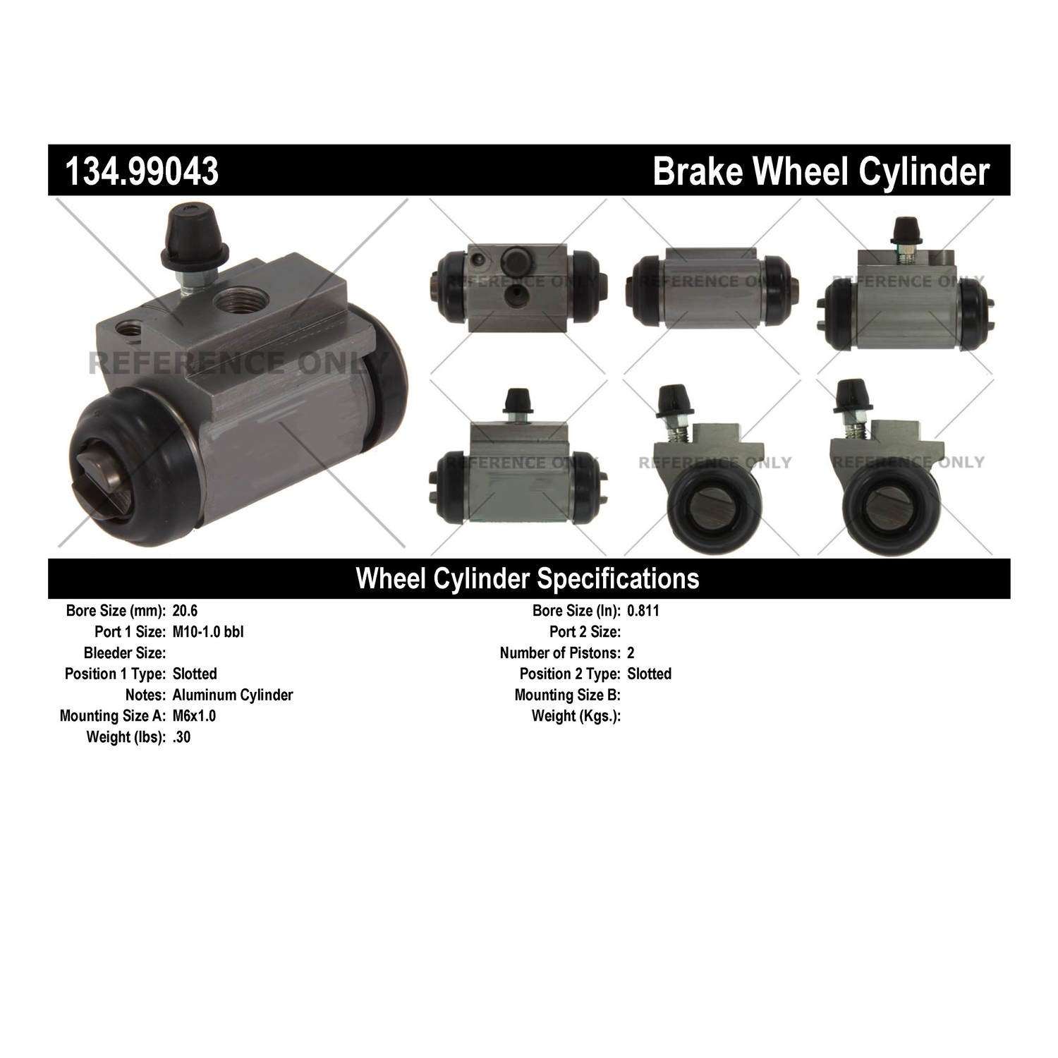 StopTech Premium Wheel Cylinder 134.99043