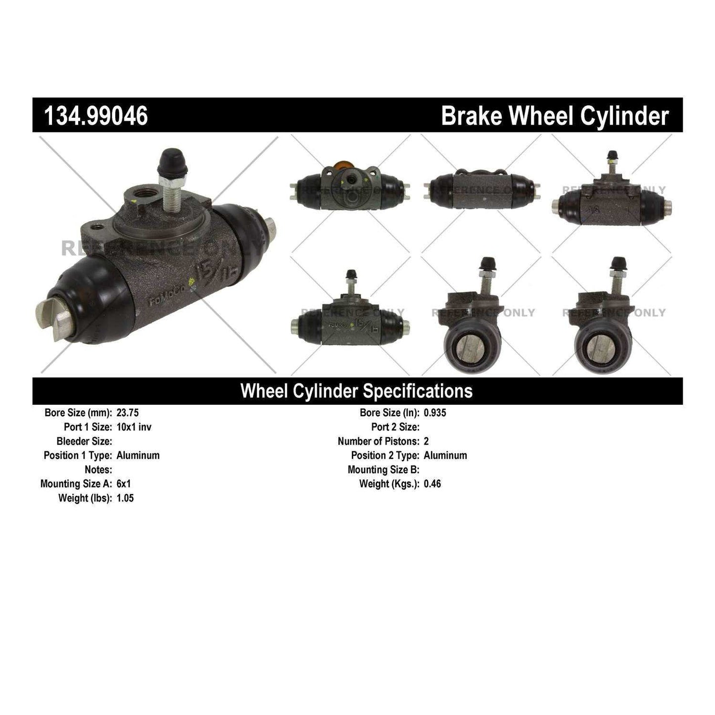Centric Parts Drum Brake Wheel Cylinder Premium for 2013-2017 Ford Ranger 134.99046