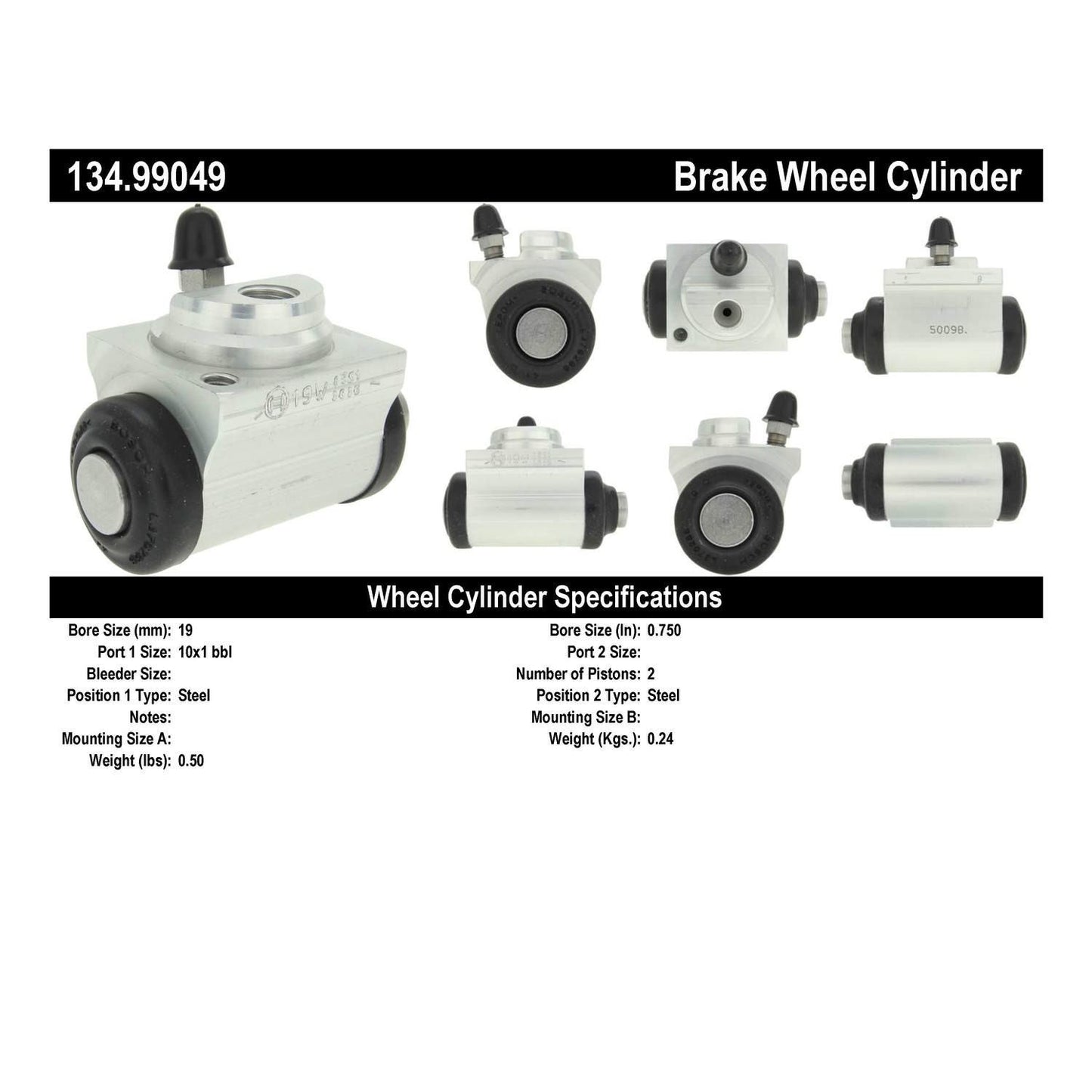 Centric Parts Premium Wheel Cylinder 134.99049