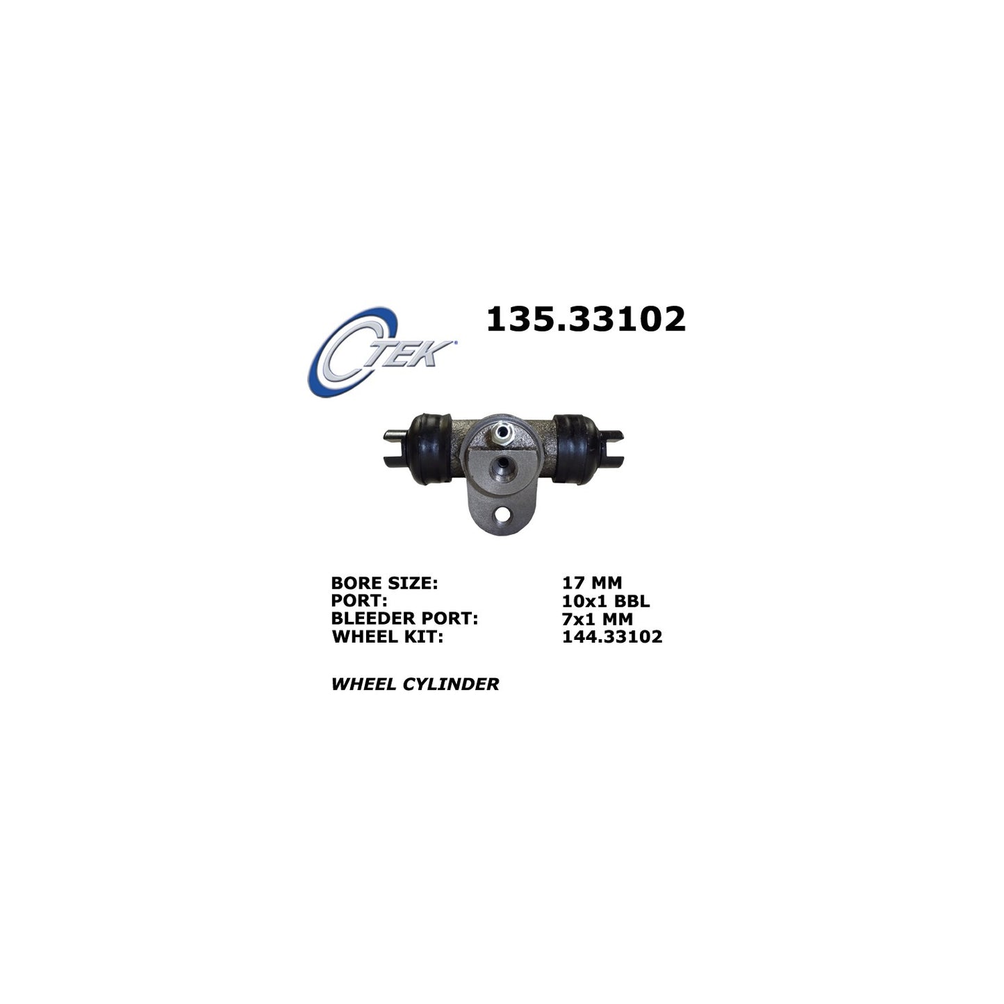 Centric Parts Drum Brake Wheel Cylinder 135.33102