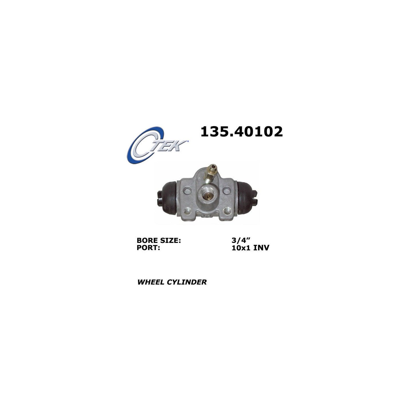 Centric Parts Drum Brake Wheel Cylinder Standard for 2000-1997 Acura EL, 1993-1990 Honda Accord, 2000-1990 Civic 135.40102