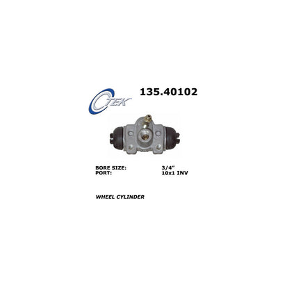 Centric Parts Drum Brake Wheel Cylinder Standard for 2000-1997 Acura EL, 1993-1990 Honda Accord, 2000-1990 Civic 135.40102